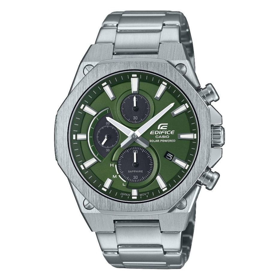 Orologio Casio EFS-S570D-3AUEF Edifice Solar Sottile Verde