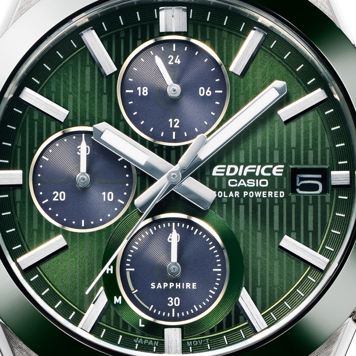 Orologio Casio EFS-S650D-3AEF Edifice Solar Cronografo Verde