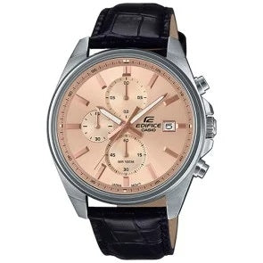 Orologio Casio EFV-610EL-5AUEF Cronografo Pelle Marrone