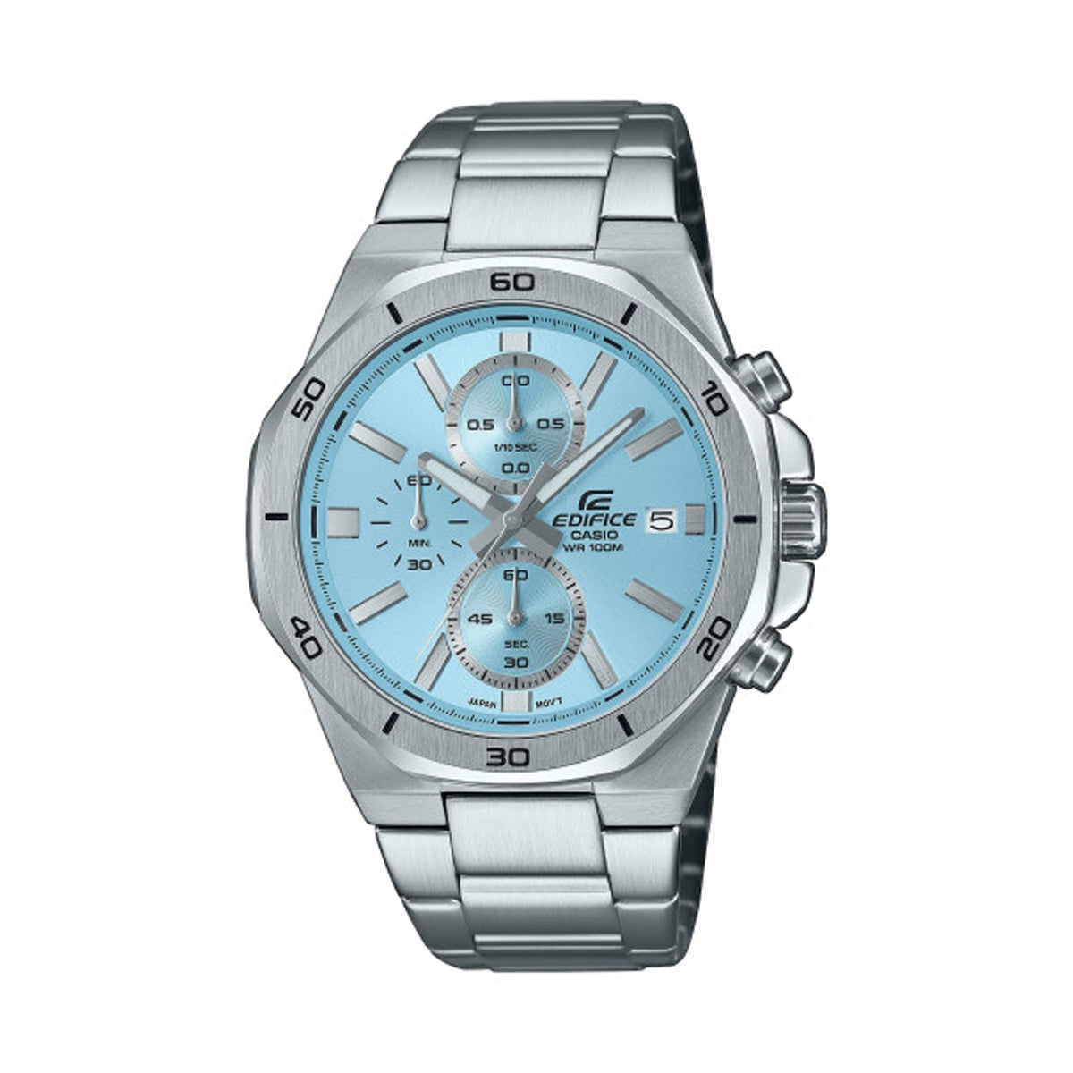 Orologio Casio EFV-640D-2BVUEF Cronografo Acciaio Blu Scuro