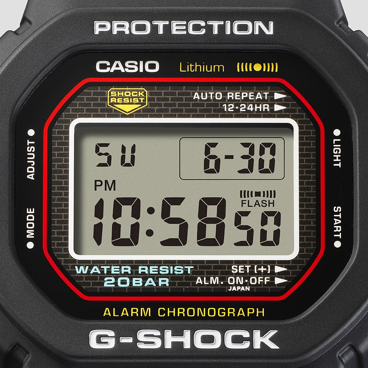 Orologio Casio G-SHOCK DW-5000R-1AER Heritage Original Square