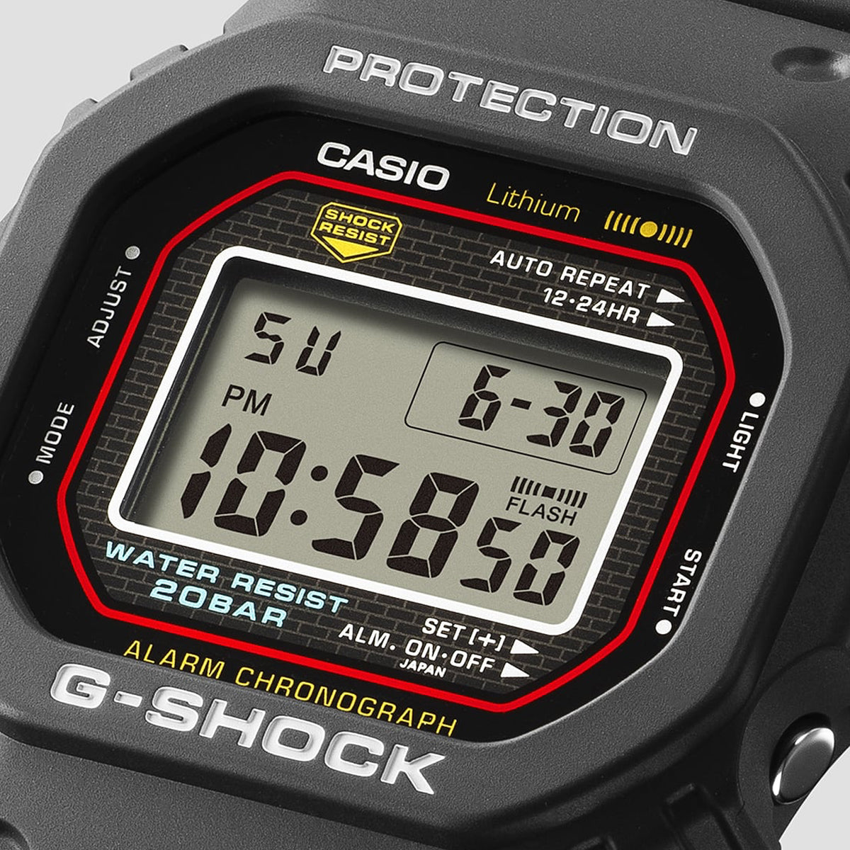 Orologio Casio G-SHOCK DW-5000R-1AER Heritage Original Square