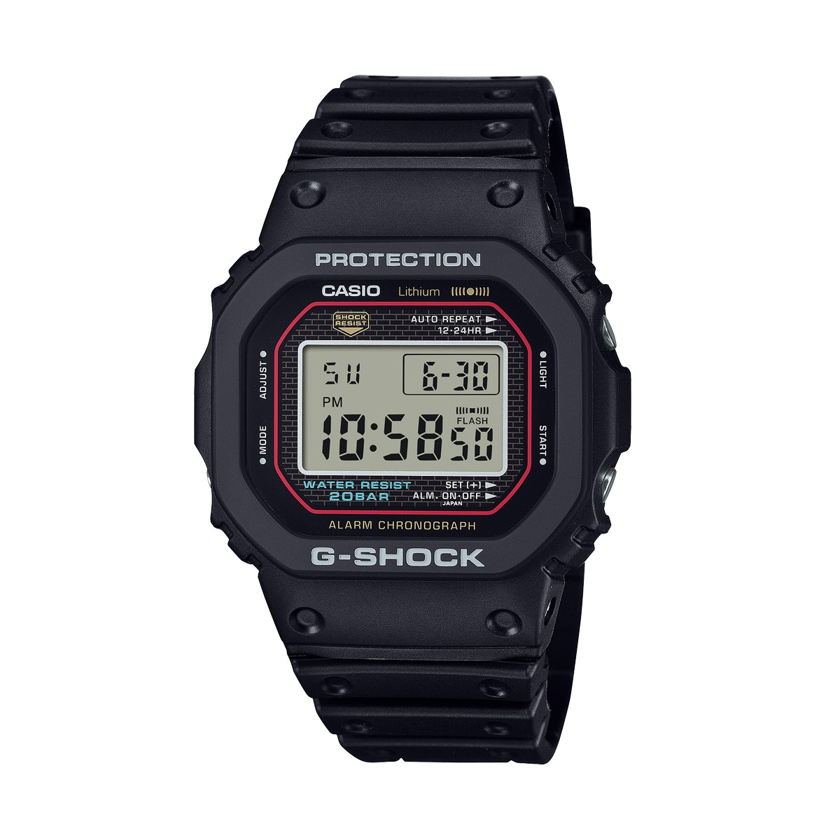 Orologio Casio G-SHOCK DW-5000R-1AER Heritage Original Square