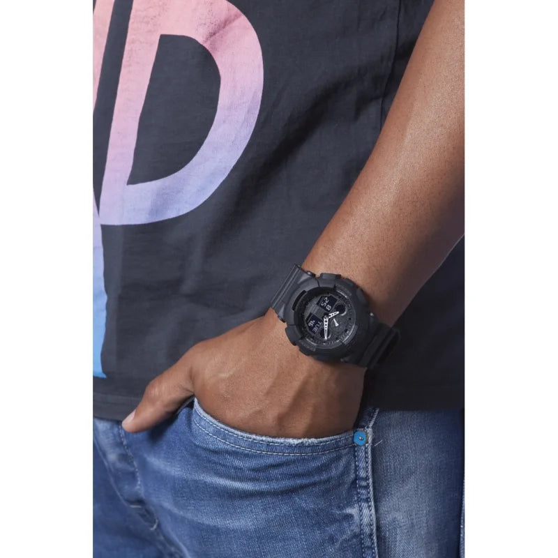 Orologio Casio G-SHOCK GA-100-1A1ER Total Black Nero Opaco