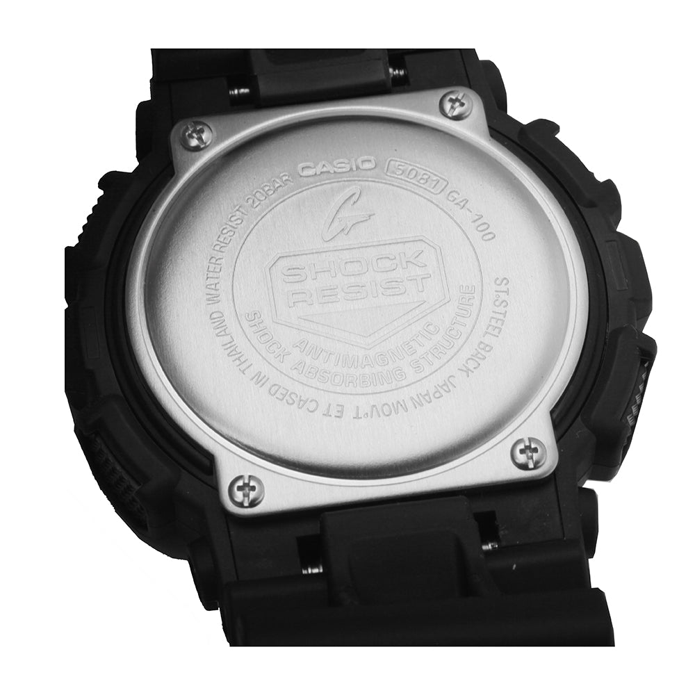 Orologio Casio G-SHOCK GA-100-1A1ER Total Black Nero Opaco