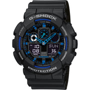 Orologio Casio G-SHOCK GA-100-1A2ER Serie X-Large Nero/Blu