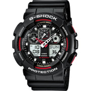 Orologio Casio G-SHOCK GA-100-1A4ER Serie X-Large Nero/Rosso