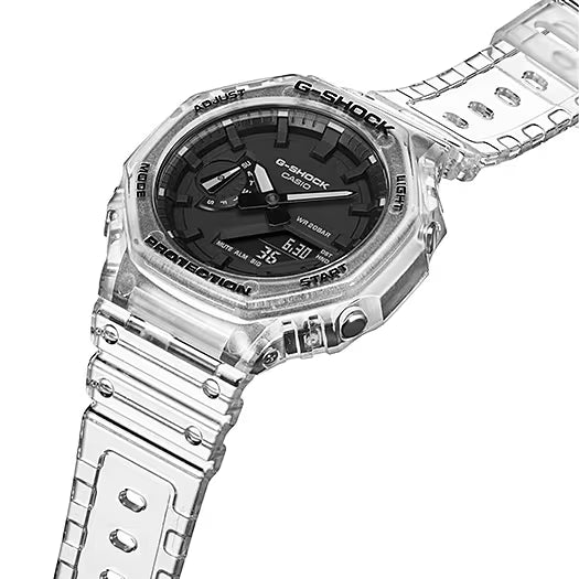 Orologio Casio G-SHOCK GA-2100SKE-7AER Skeleton Series Trasparente