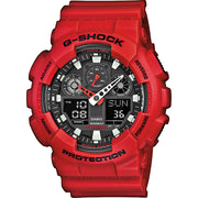 Orologio Casio G-Shock GA-100B-4AER Analogico Digitale Rosso