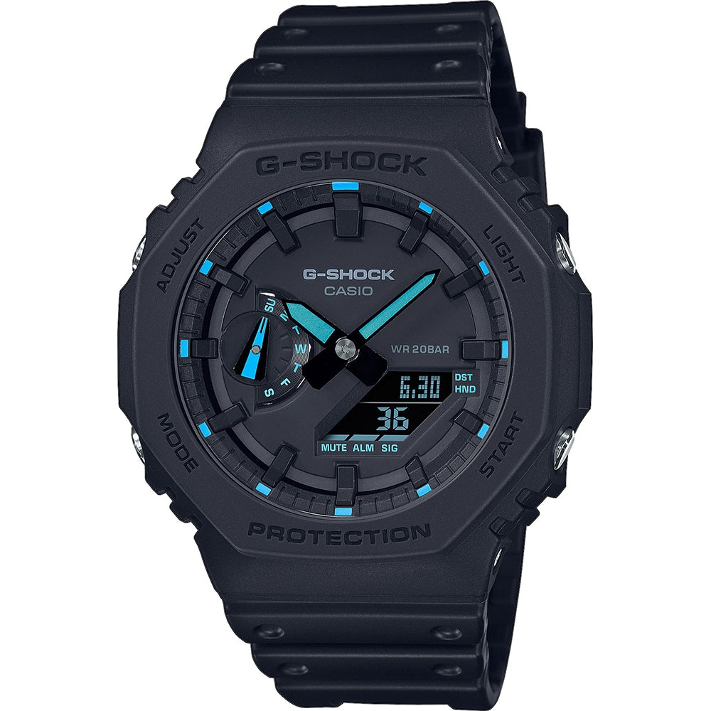 Orologio Casio G-Shock GA-2100-1A2ER CasiOak Nero Blu