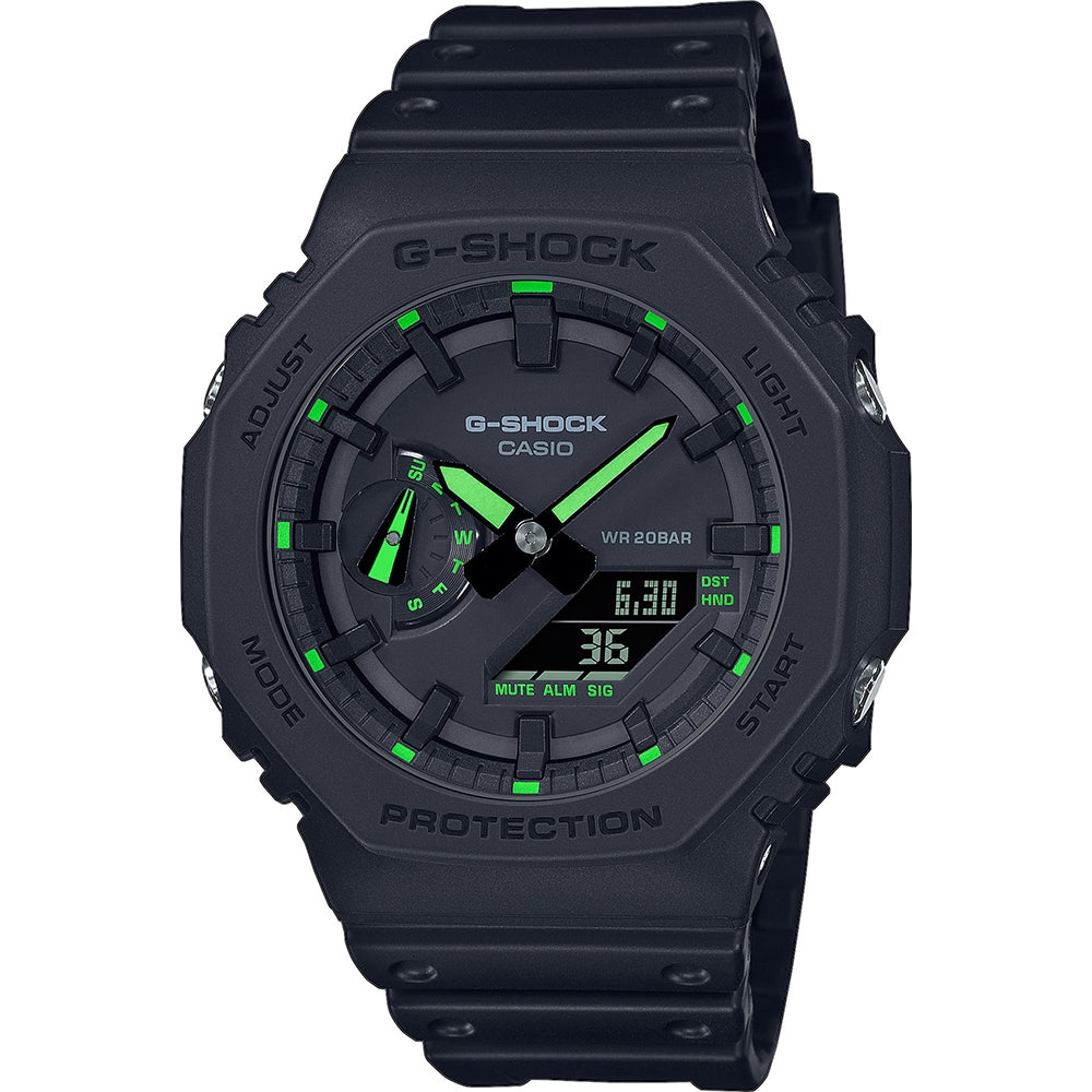 Orologio Casio G-Shock GA-2100-1A3ER CasiOak Verde Militare