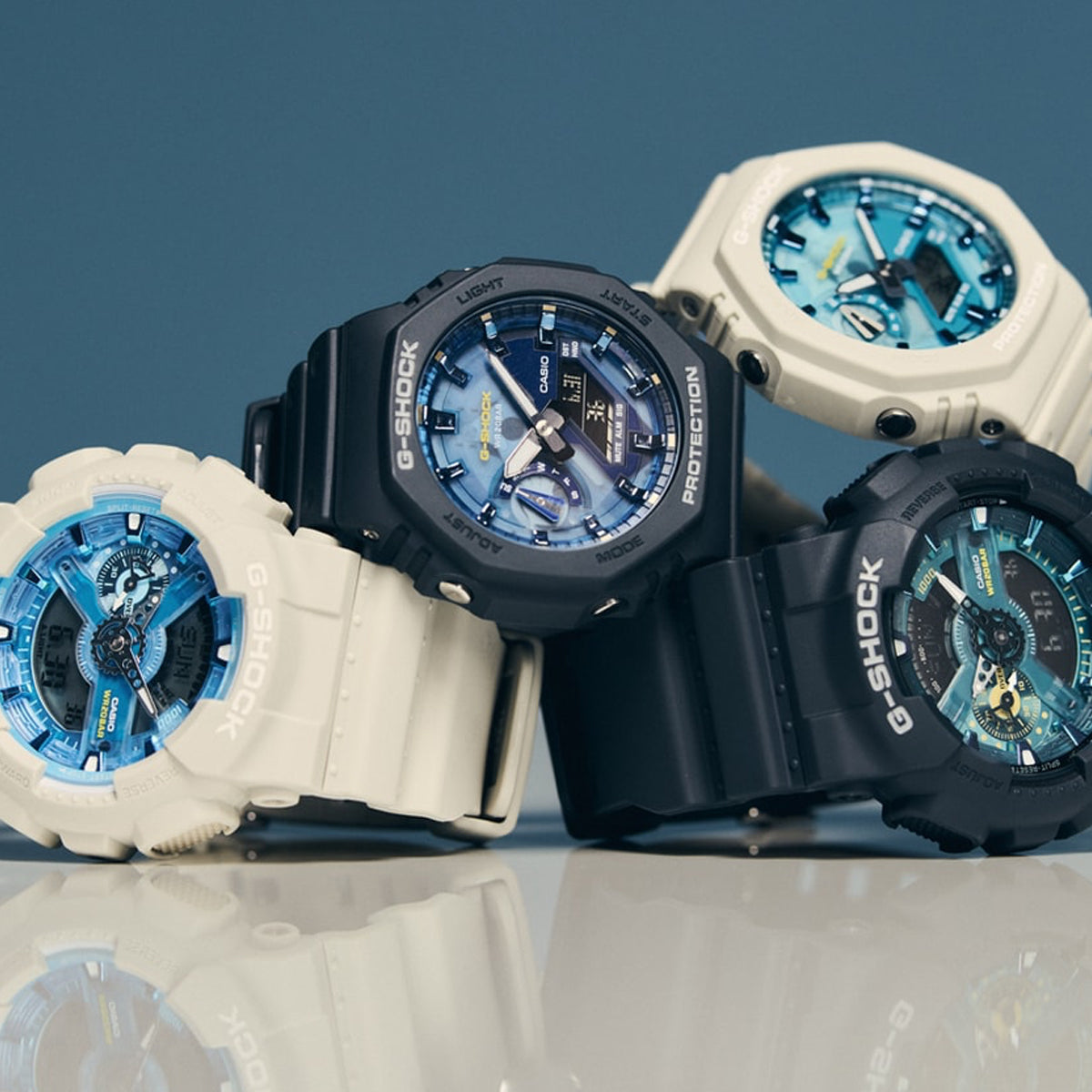 Orologio Casio G-Shock GA-2100AS-5AER CasiOak Beige Trasparente