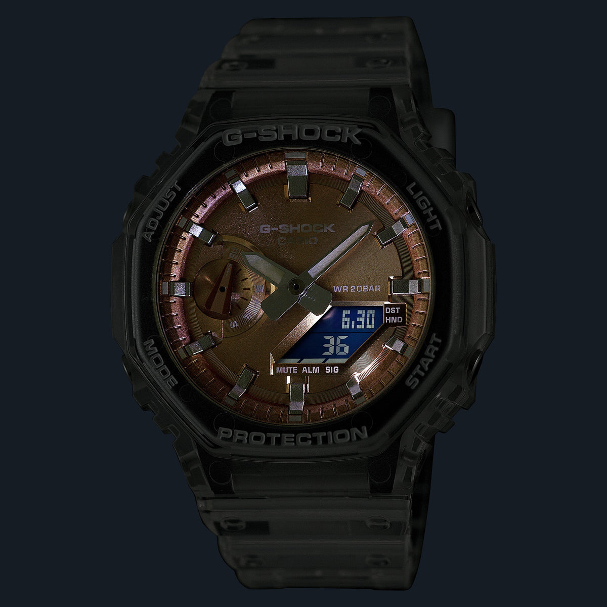 Orologio Casio G-Shock GA-2100BM-7A5ER CasiOak Bianco