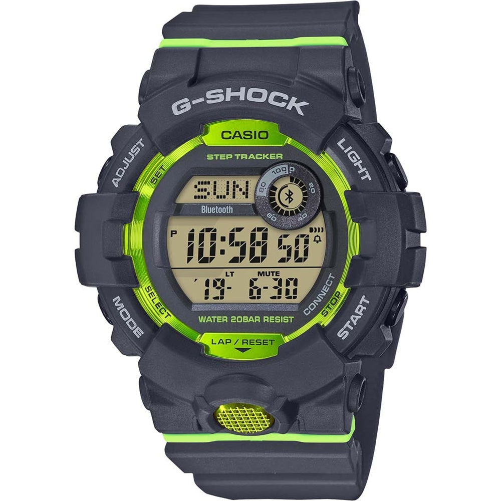 Orologio Casio G-Shock GBD-800-8ER G-Squad Bluetooth Grigio