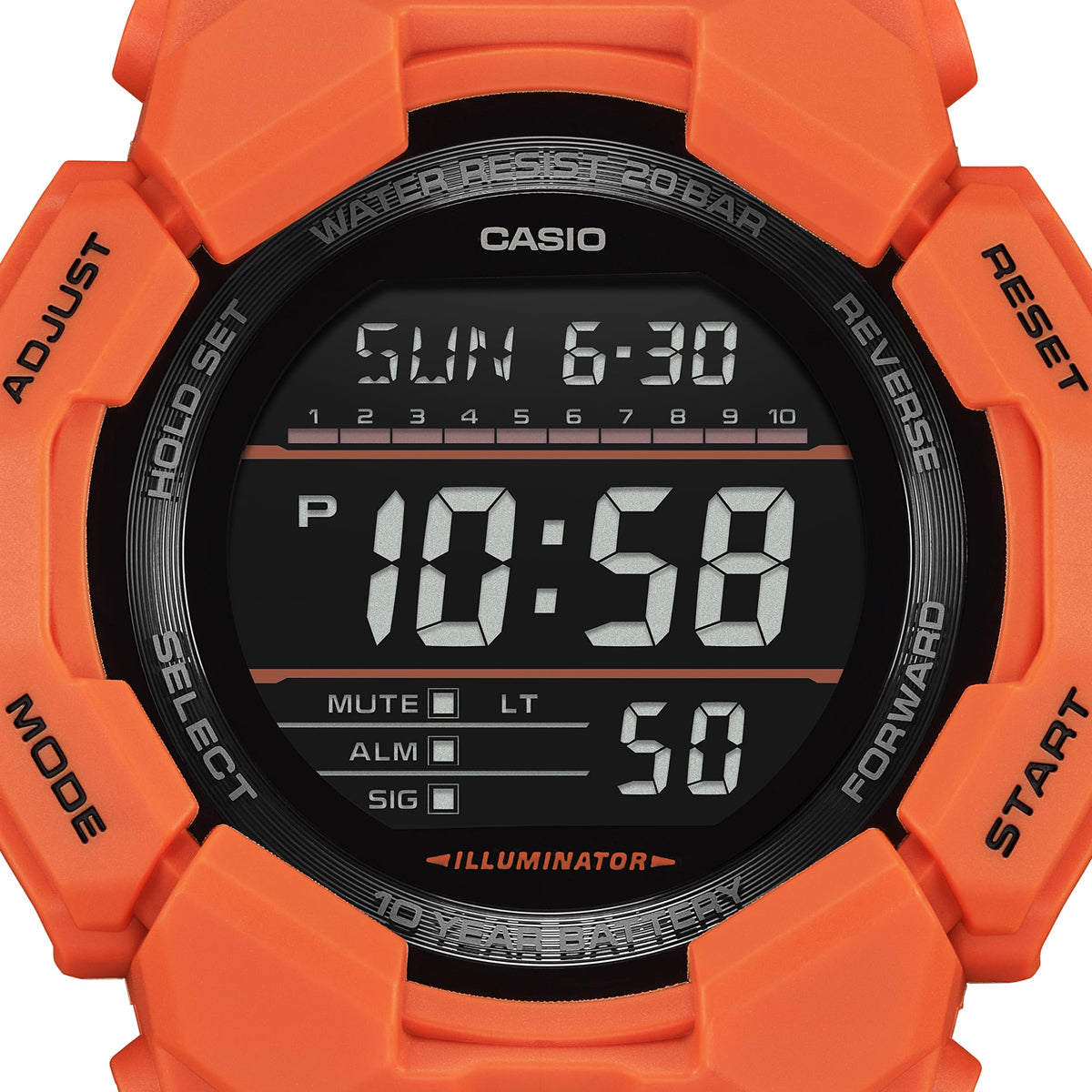 Orologio Casio G-Shock GD-010-4ER Digitale Arancio