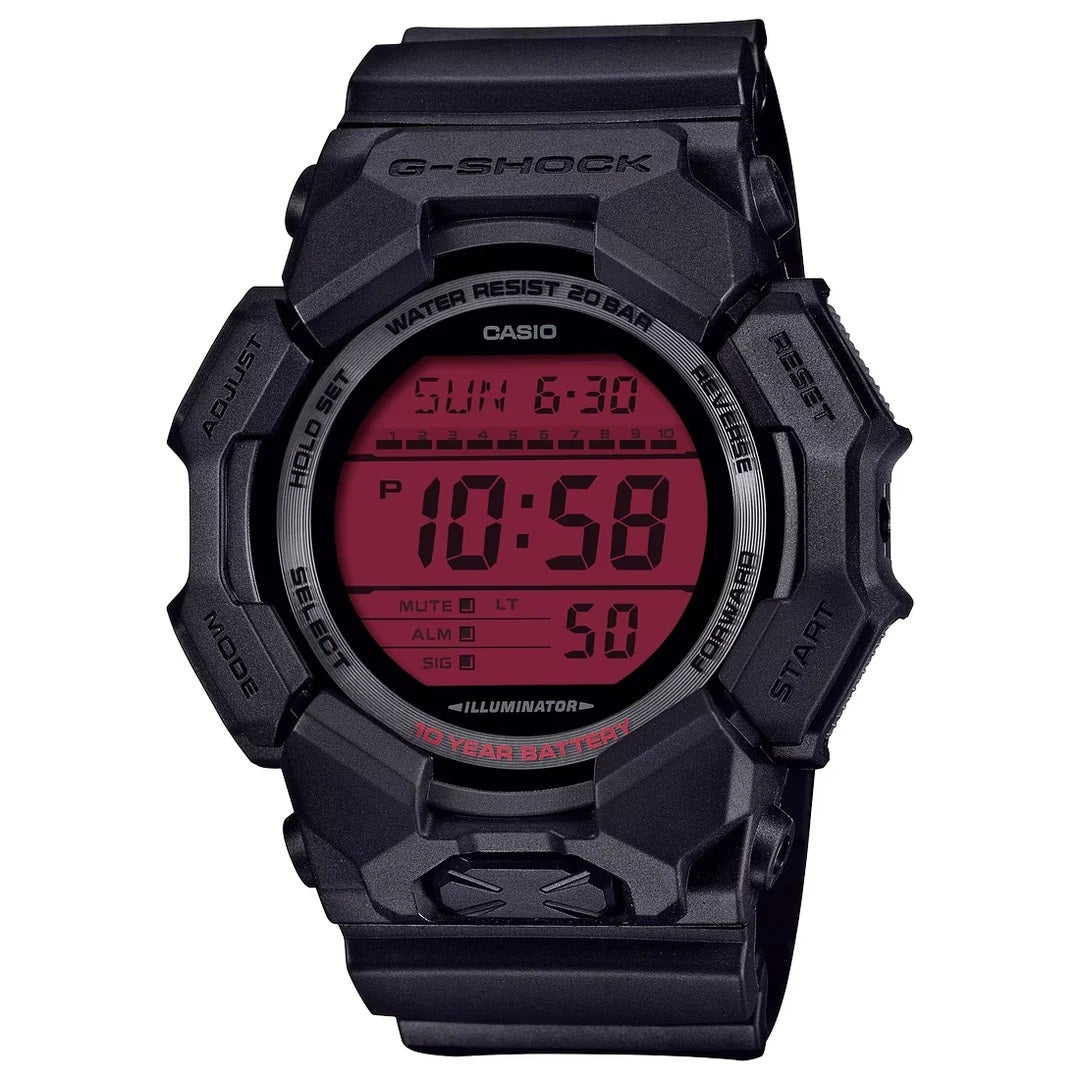 Orologio Casio G-Shock GD-010BBR-1ER Digitale Nero Rosso