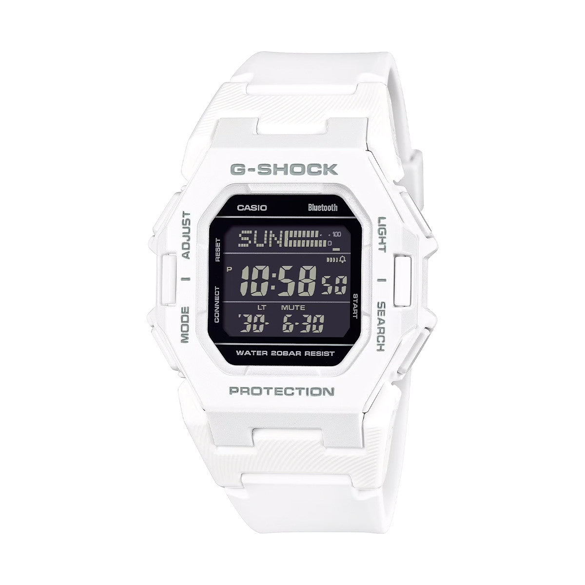 Orologio Casio G-Shock GD-B500-7ER Bluetooth Fitness Bianco