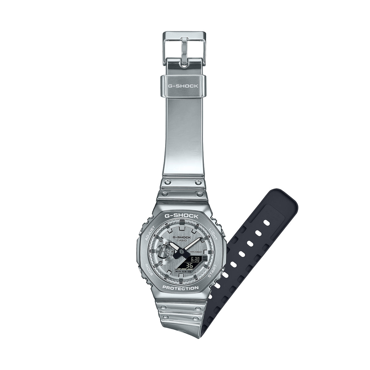 Orologio Casio G-Shock GM-2100YM-8AER CasiOak Metallo Grigio Iridato