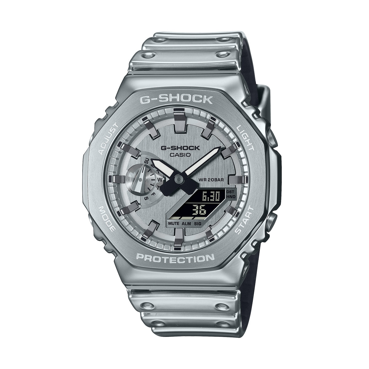 Orologio Casio G-Shock GM-2100YM-8AER CasiOak Metallo Grigio Iridato