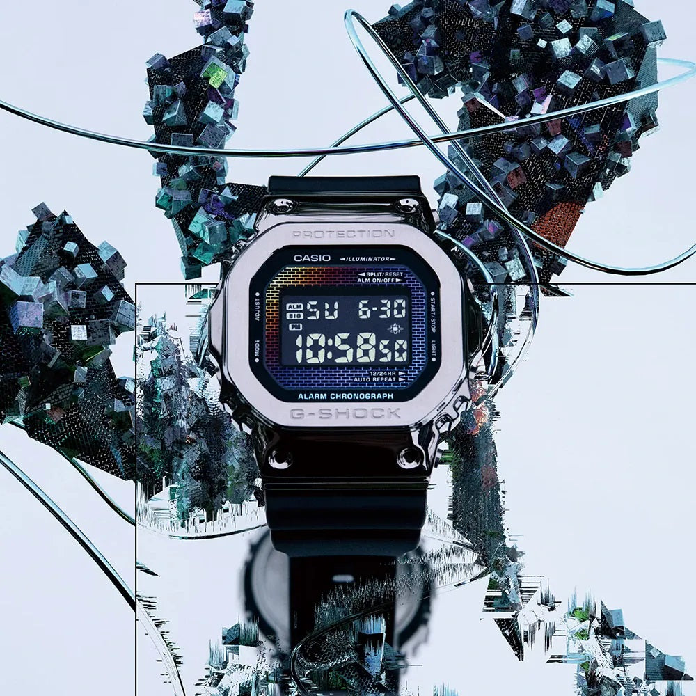 Orologio Casio G-Shock GM-5600RW-1ER Quadrato Metallo Racing