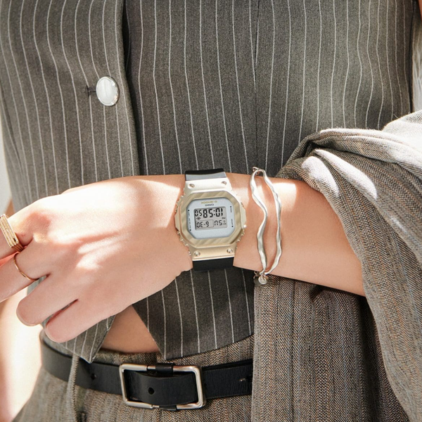 Orologio Casio G-Shock GM-S5600BC-1ER Quadrato Metallo Mid-Size