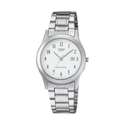 Orologio Casio LTP-1141PA-7BEG Donna Classico Acciaio Bianco