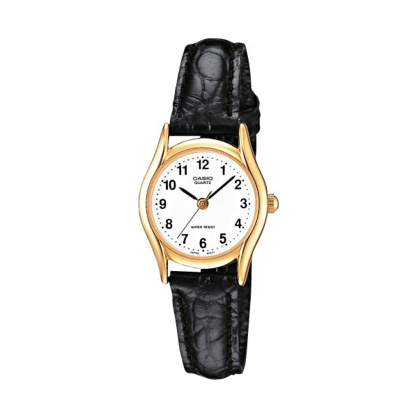 Orologio Casio LTP-1154PQ-7BEG Donna Classico Pelle Bianco