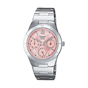 Orologio Casio LTP-2069D-4AVEG Donna Multifunzione Acciaio Rosa