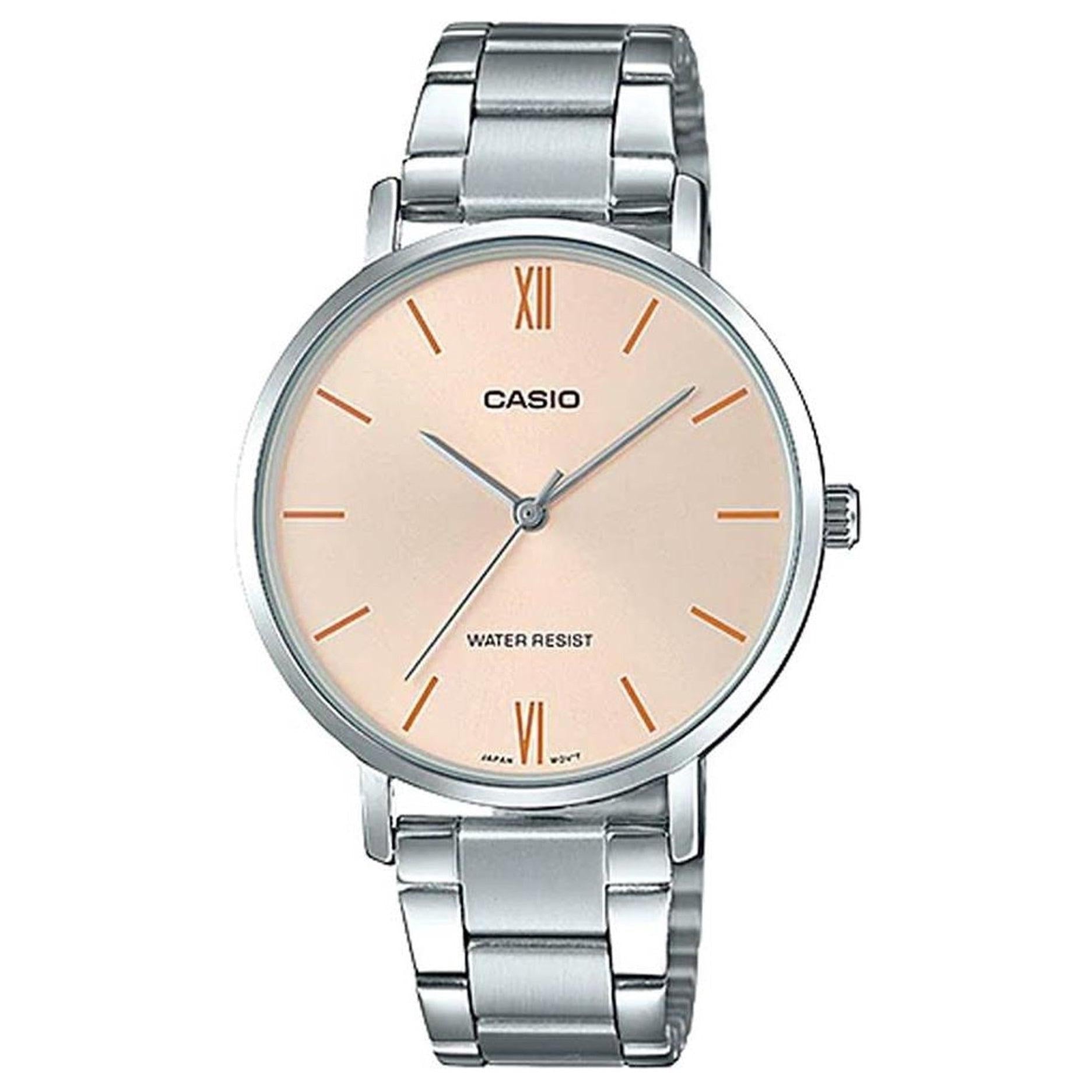 Orologio Casio LTP-VT01D-4BUDF Donna Acciaio Rosa