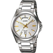 Orologio Casio MTP-1370D-7A2VDF Acciaio Quadrante Bianco