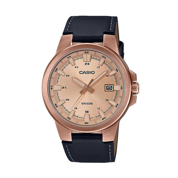 Orologio Casio MTP-E173RL-5AVEF Classico Pelle Marrone