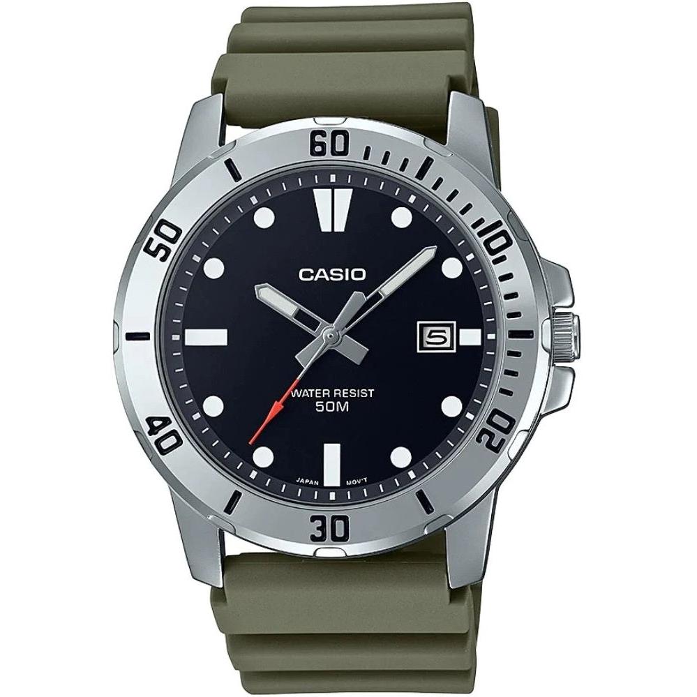 Orologio Casio MTP-VD01-3EVUDF Classico Pelle Verde