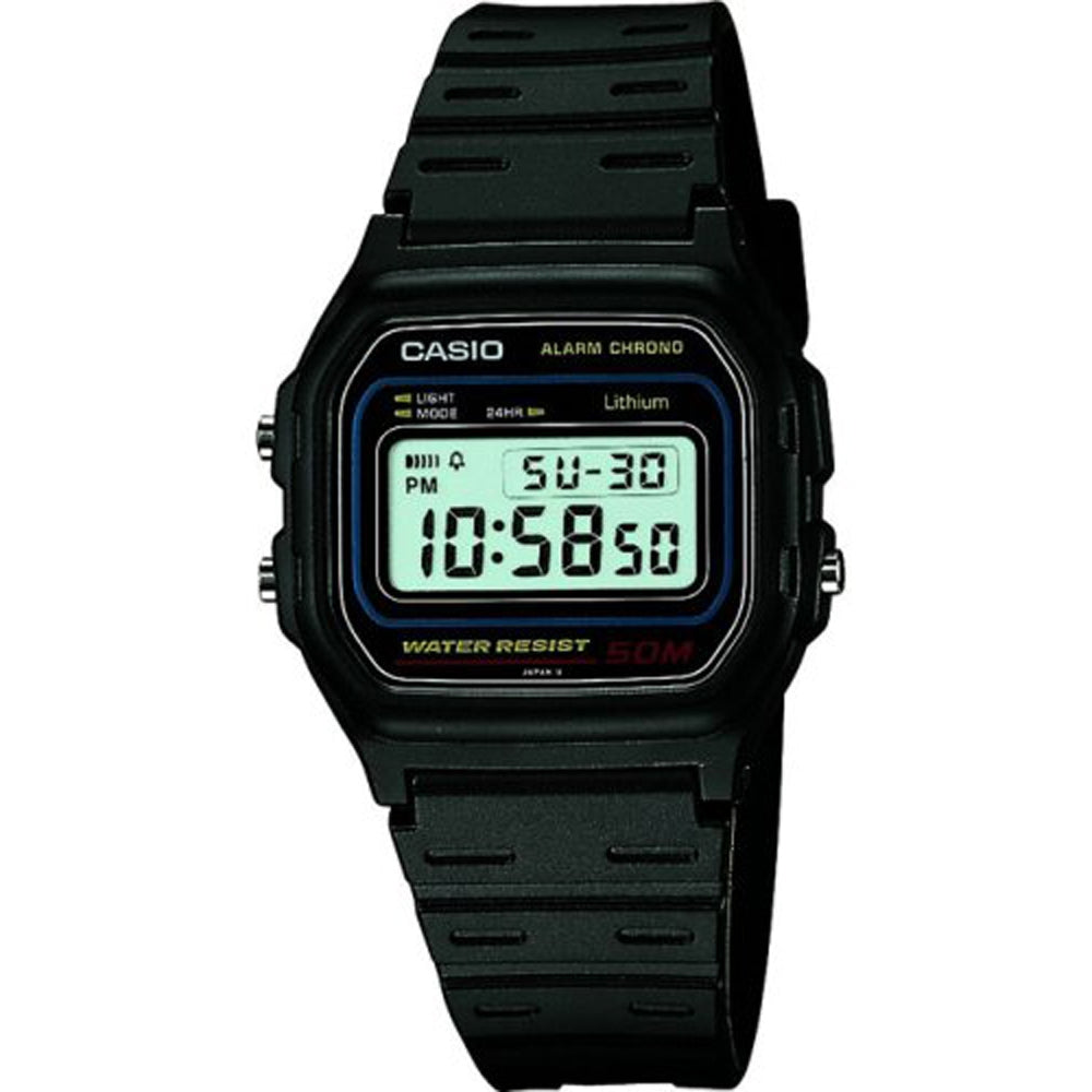 Orologio Casio W-59-1VQES Digitale Iconico Resina