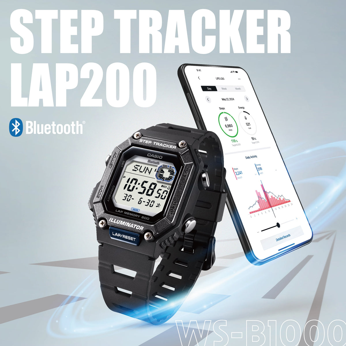 Orologio Casio WS-B1000-1AVEF