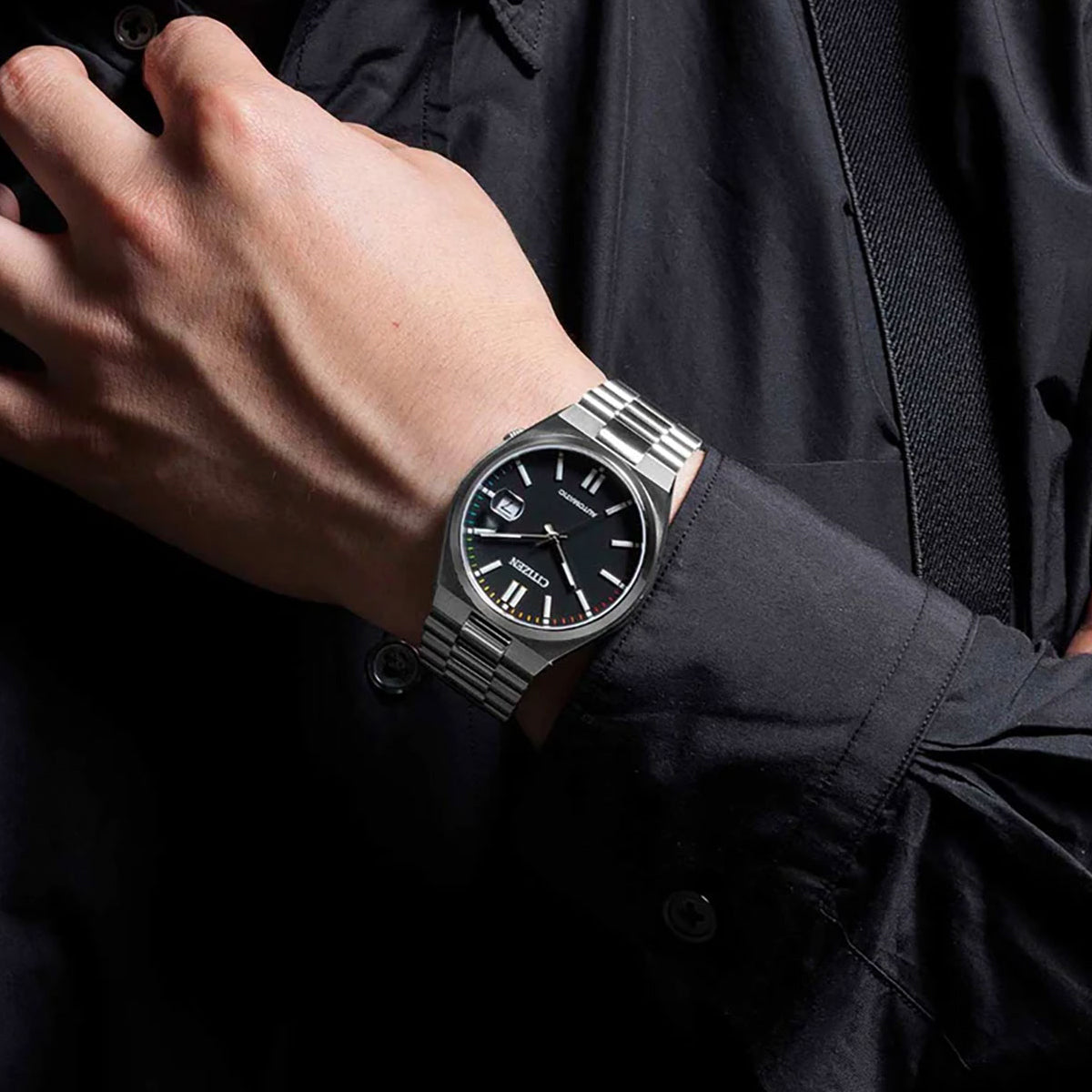 Orologio Citizen Automatico NJ0151-53E Tsuyosa Nero PVD