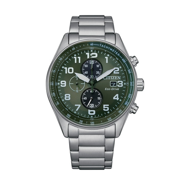 Orologio Citizen CA0770-72X Eco-Drive Cronografo Verde