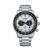 Orologio Citizen CA4500-91A Eco-Drive Crono Bianco Vintage