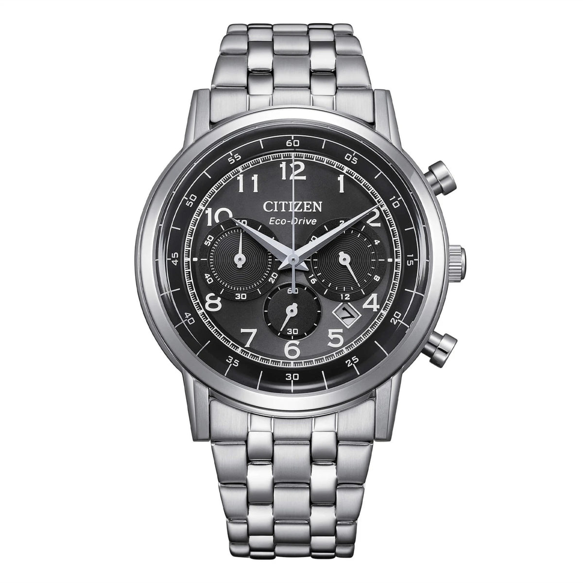 Citizen CA4630-53E Eco-Drive Chronograph Black Steel Watch