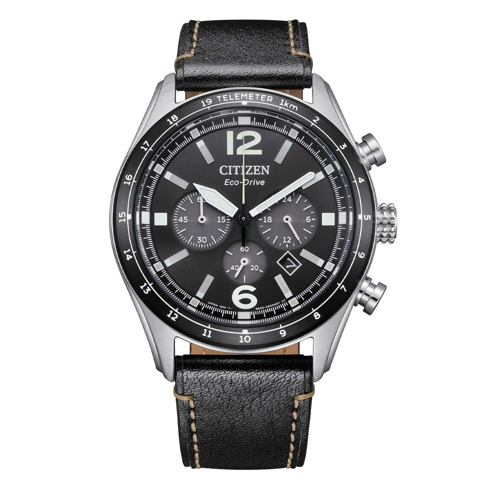 Orologio Citizen CA4654-04E Eco-Drive Cronografo Nero