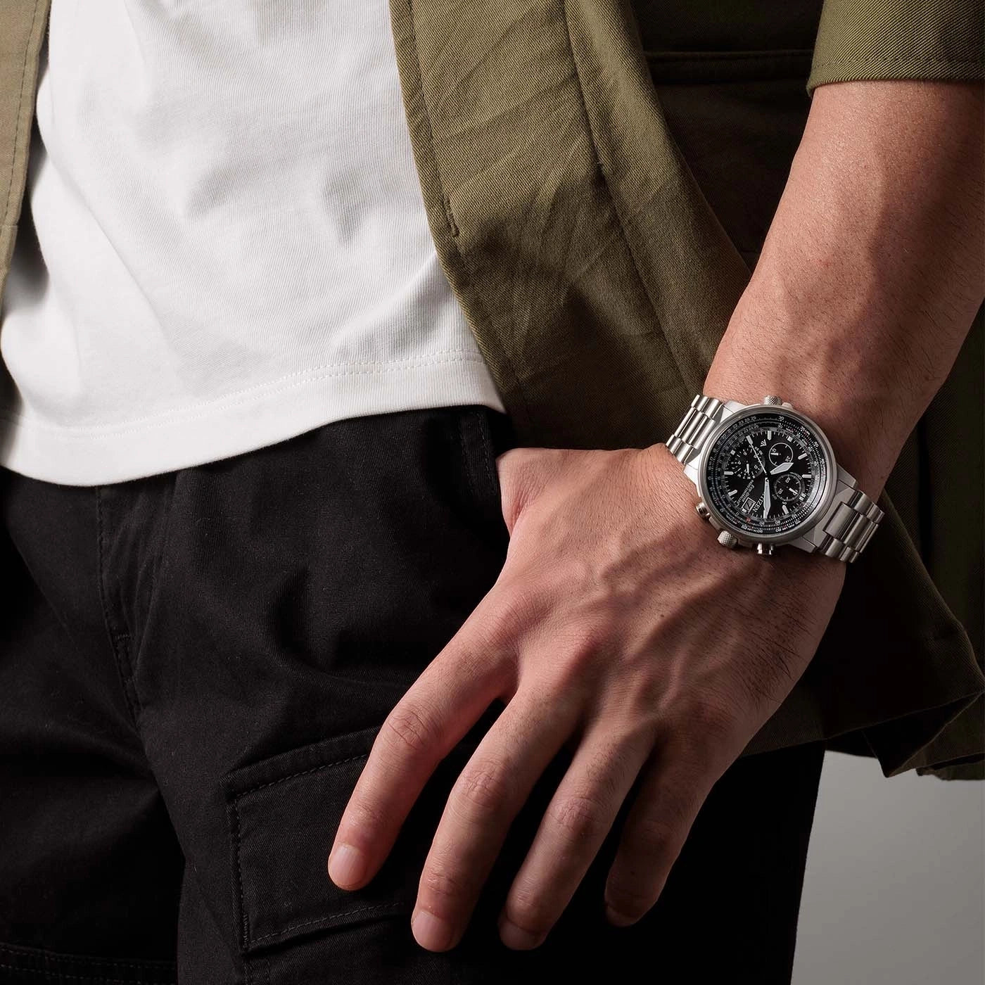 Orologio Citizen Crono Pilot AT8300-58E