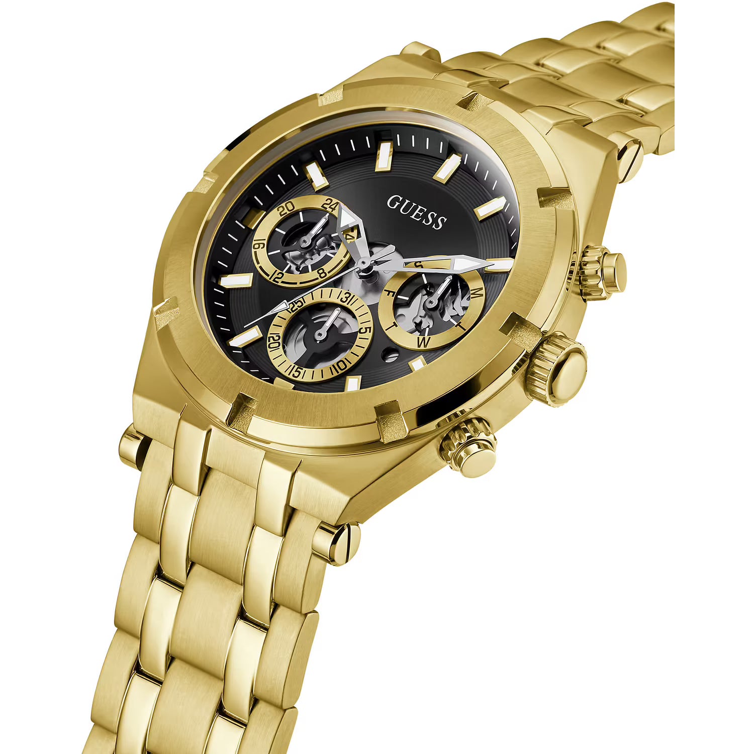 Orologio Cronografo Guess Uomo in Tono Oro Giallo GW0260G2