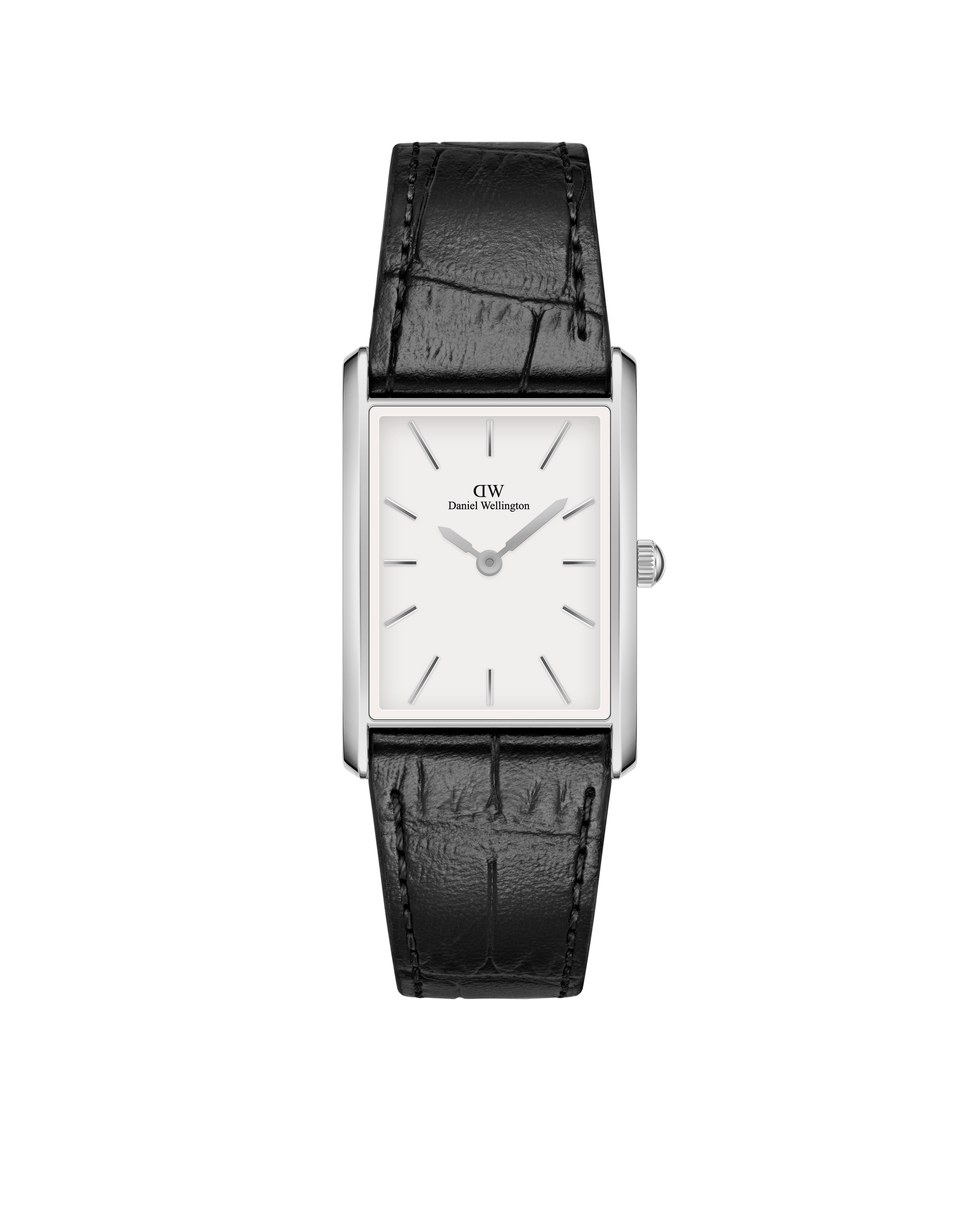 Daniel Wellington Bound Black Crocodile Silver Dw00100697 watch