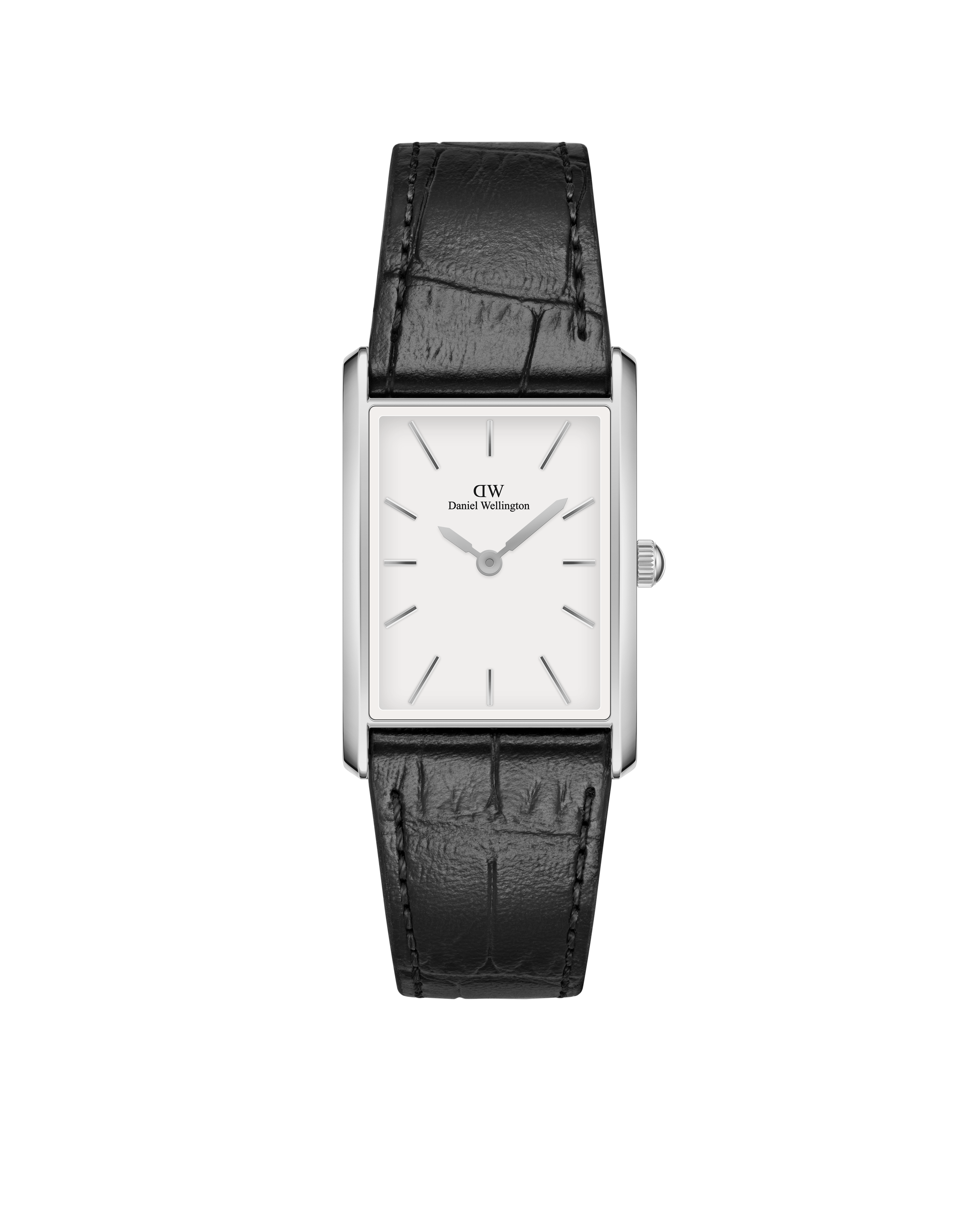 Daniel Wellington Bound Black Crocodile Silver Dw00100697 watch