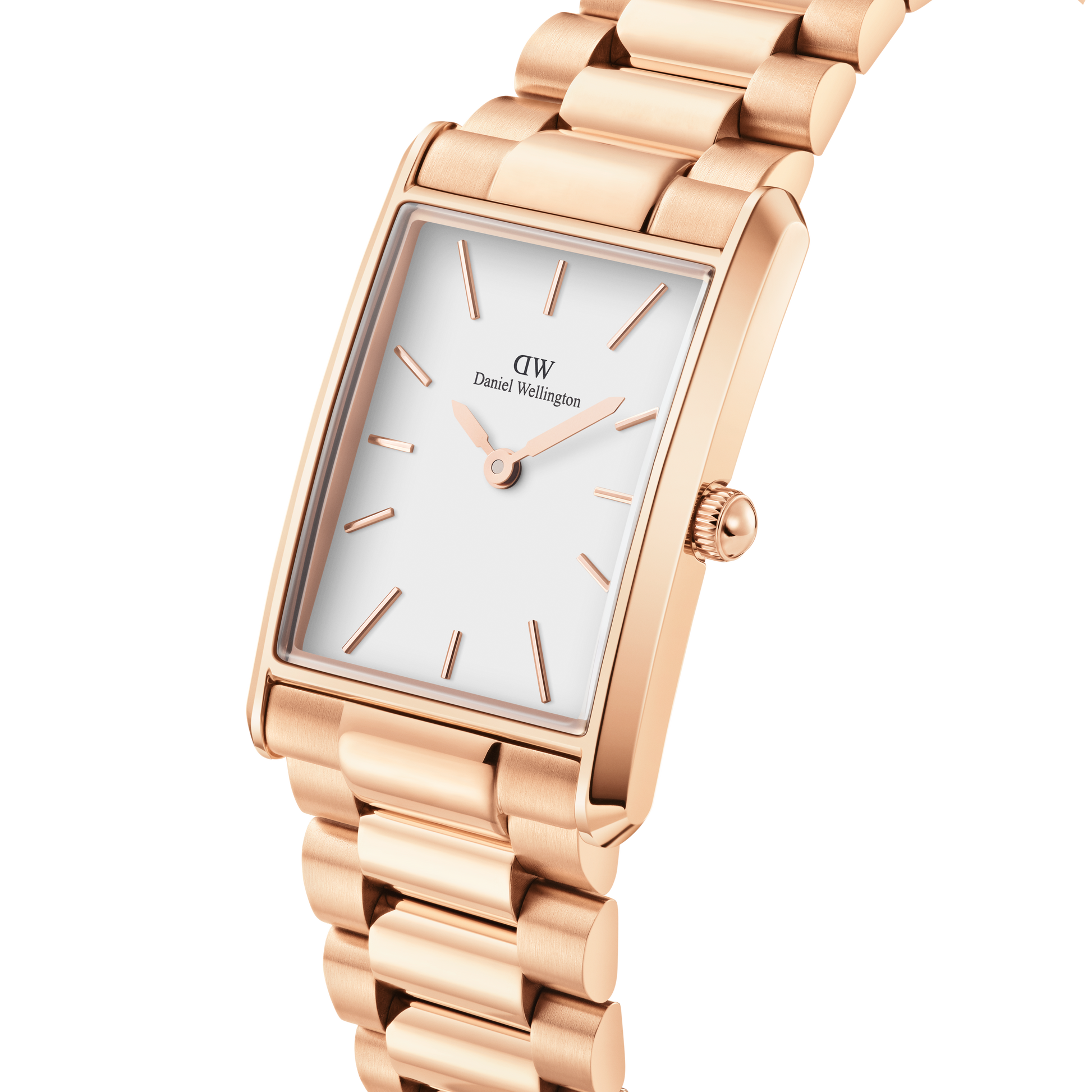 Daniel Wellington Women's Watch Bound 3-Link Rose Gold Dw00100699