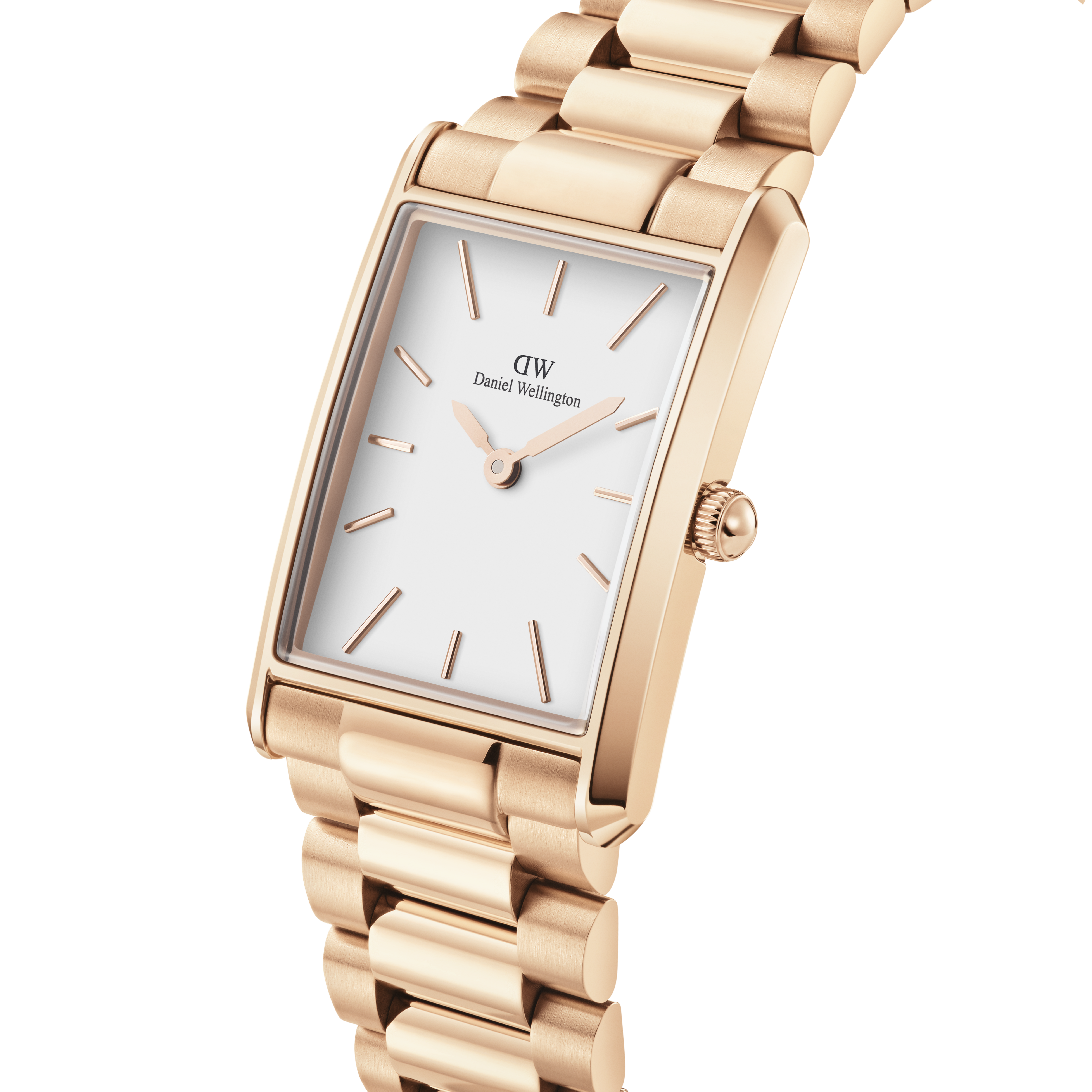 Daniel Wellington Women's Watch Bound 3-Link Rose Gold Dw00100699