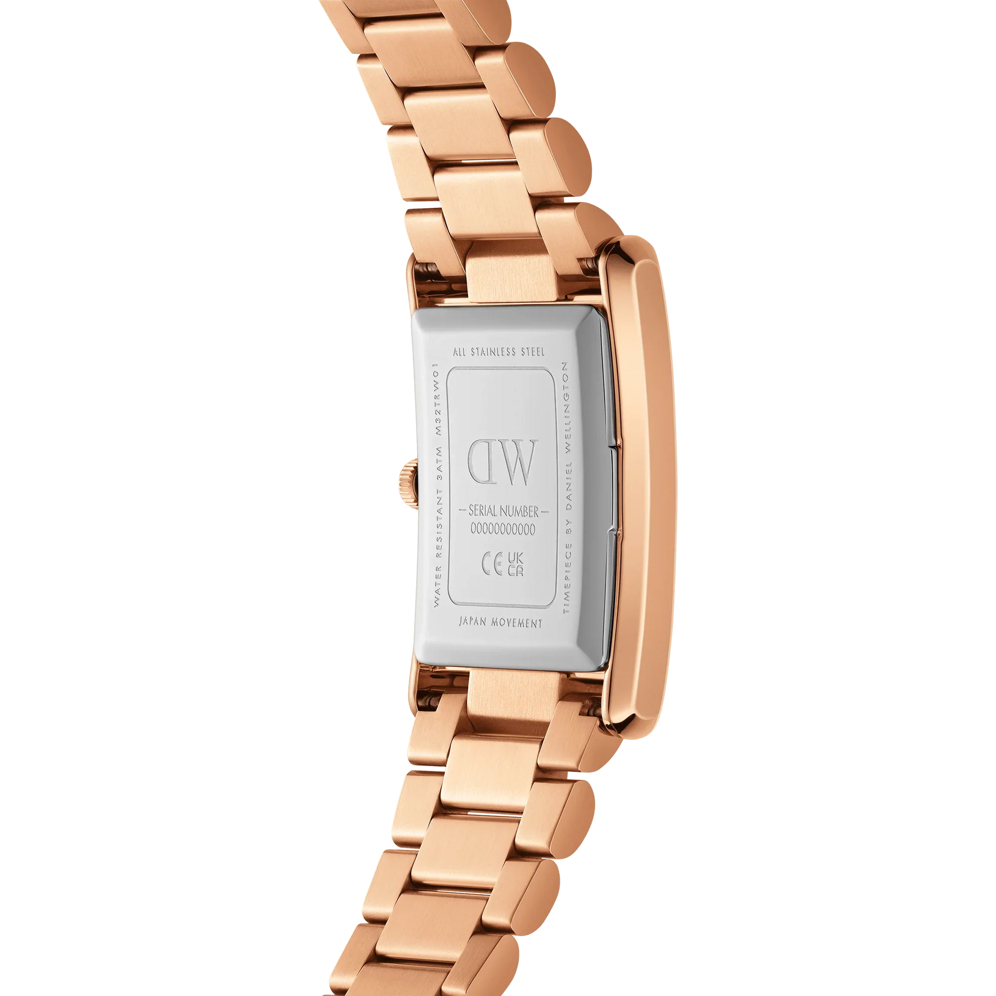 Daniel Wellington Women's Watch Bound 3-Link Rose Gold Dw00100699