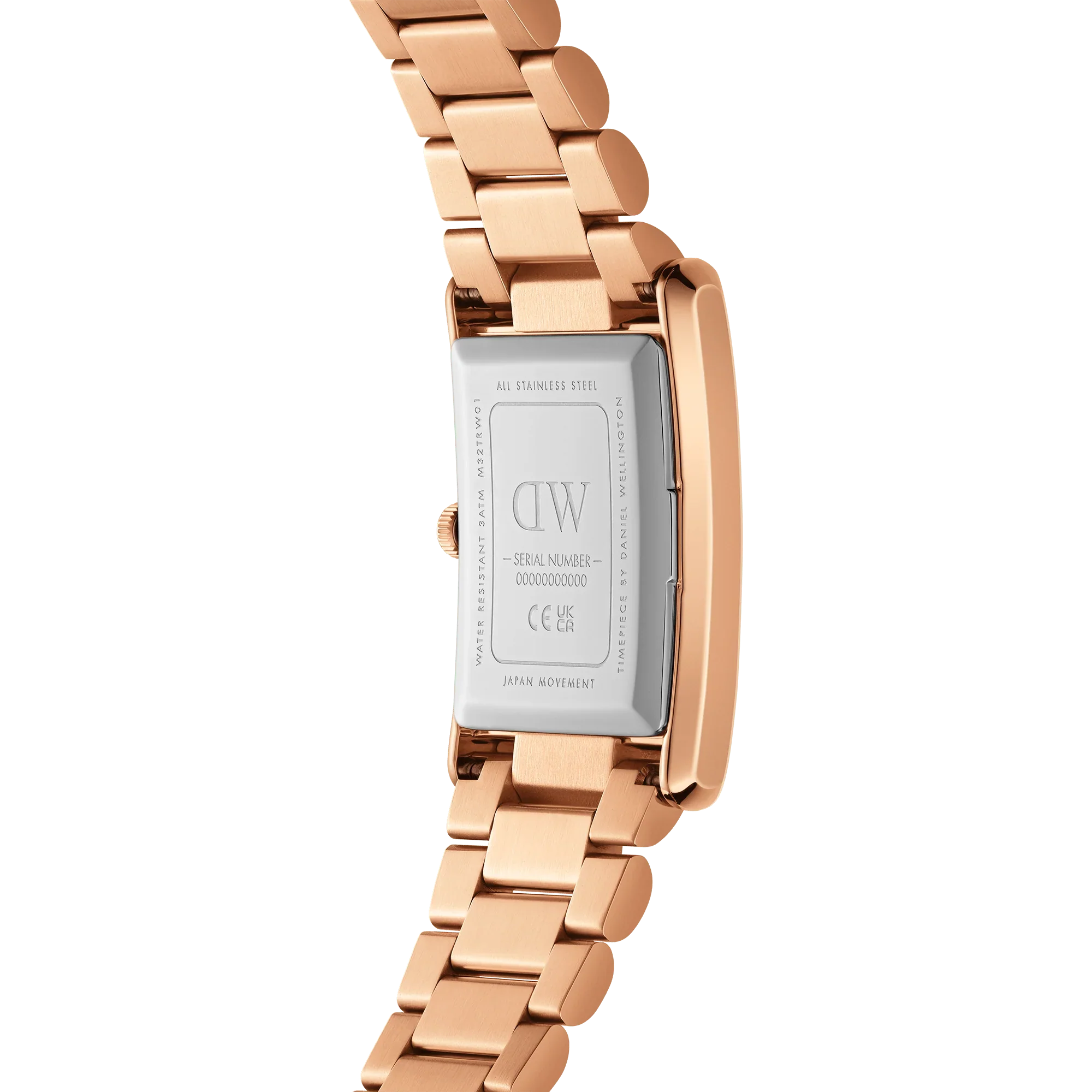 Daniel Wellington Women's Watch Bound 3-Link Rose Gold Dw00100699