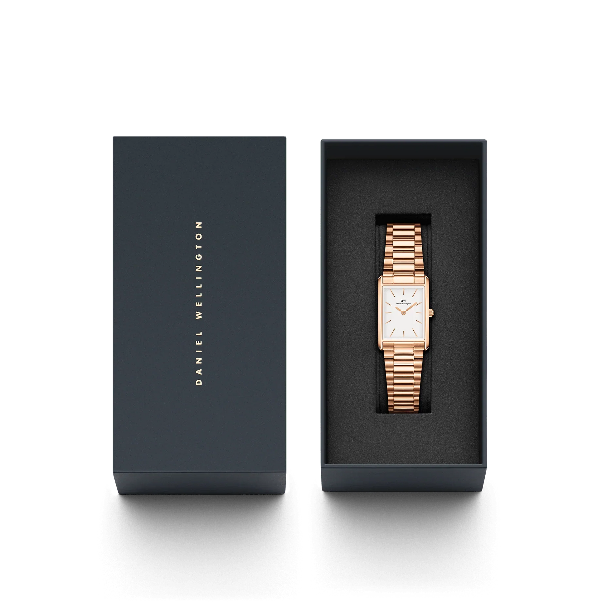 Daniel Wellington Women's Watch Bound 3-Link Rose Gold Dw00100699