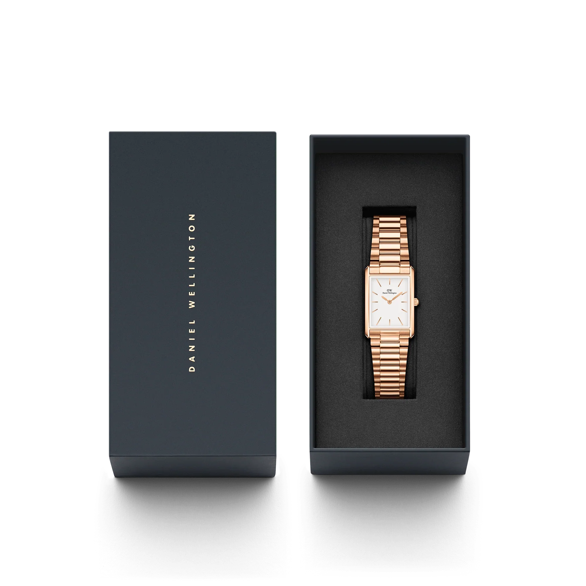 Daniel Wellington Women's Watch Bound 3-Link Rose Gold Dw00100699
