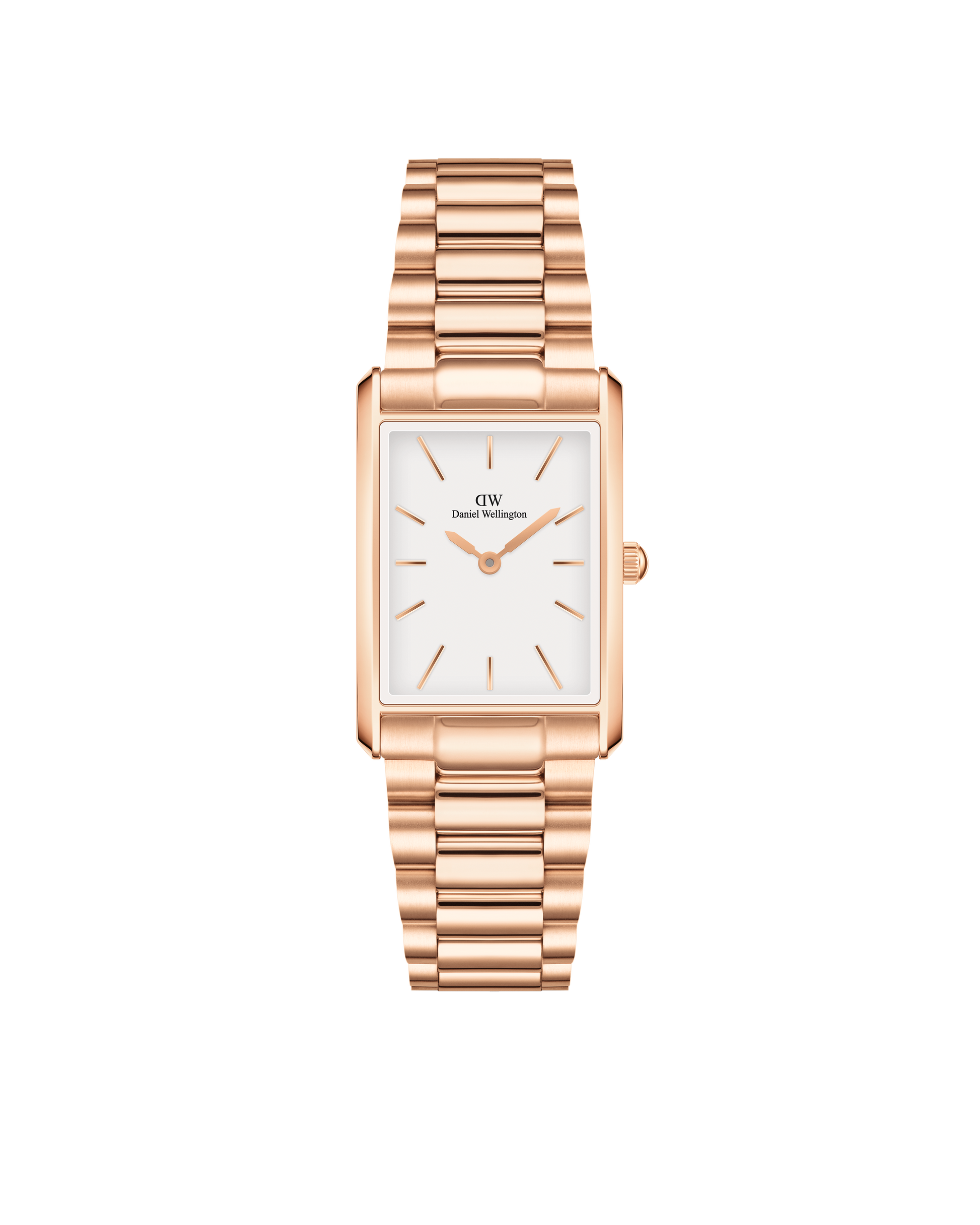 Daniel Wellington Women's Watch Bound 3-Link Rose Gold Dw00100699
